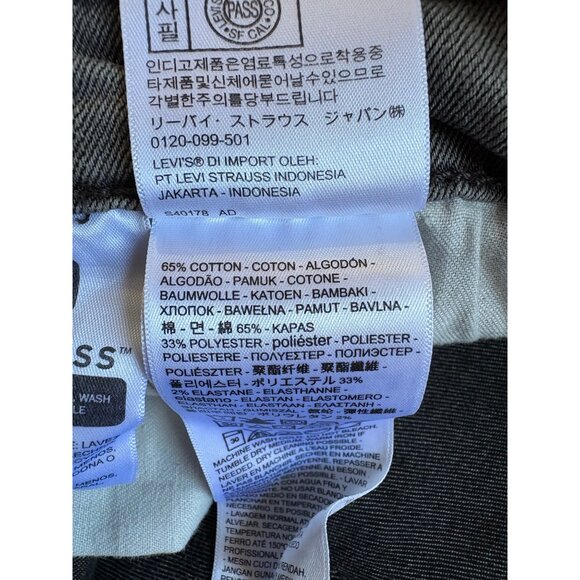 LEVI'S 541 MENS PLUS SIZE DENIM JEANS STRETCH TAPERED LEG GRAY SIZE 48X36 - Picture 11 of 12